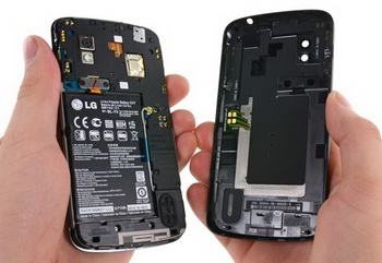 Specialists iFixit disassembled smartphone Google Nexus 4